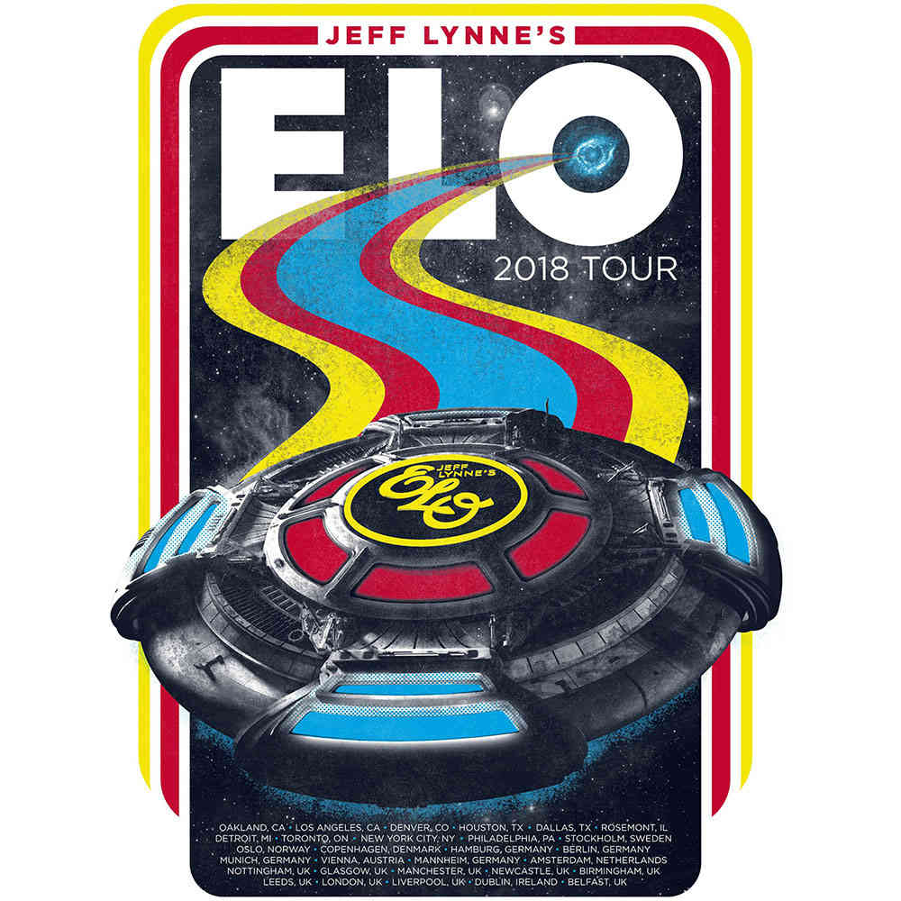 Electric Light Orchestra - 2018 Tour Poster - Multicolours